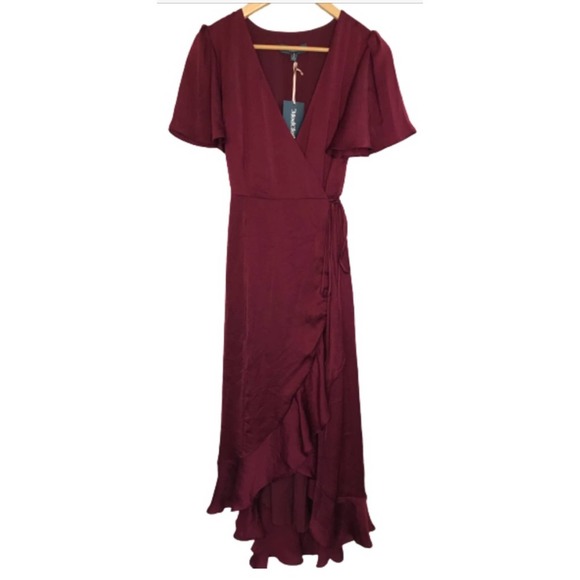 ModCloth Stunning Wonder Maxi Wrap Dress - Picture 4 of 8
